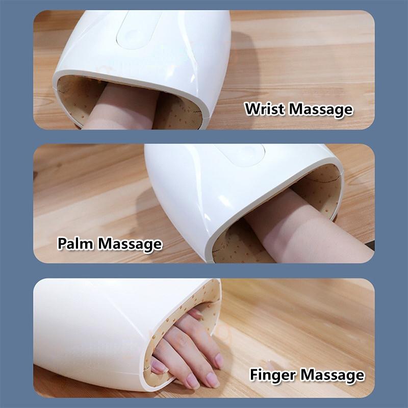 Palm Finger Massage Hot Compress Physiotherapy Instrument Portable Electric Hand Massager Hand Acupoints Kneading Massager