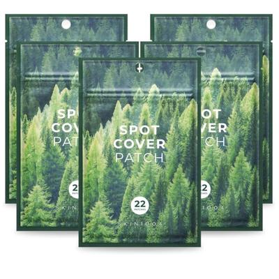 Madagascar Centella Spot Cover Patch (22 Patches X 5 Packs) – Hydrocolloid Blemish Patches for Fast Healing & Protection