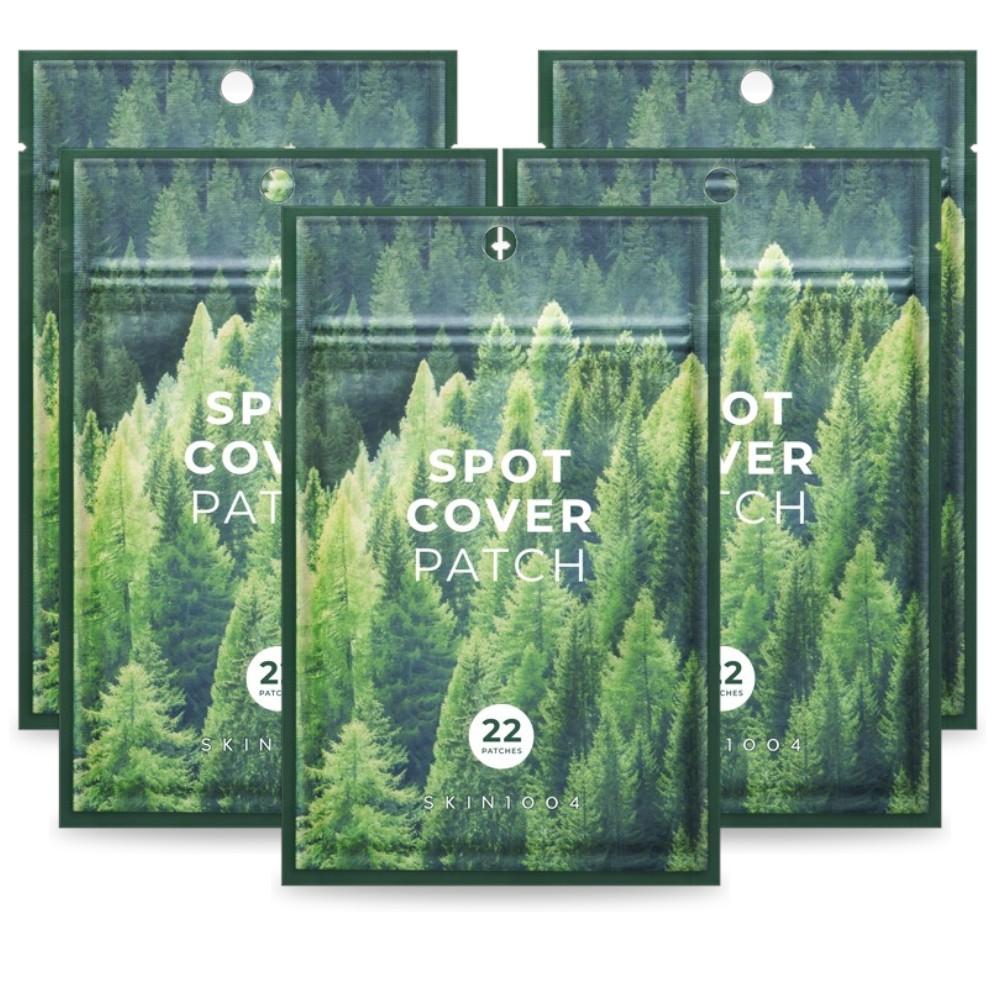 SKIN1004 Madagascar Centella Spot Cover Patch (22 Patches x 5 Packs) – Hydrocolloid Blemish Patches for Fast Healing & Protection