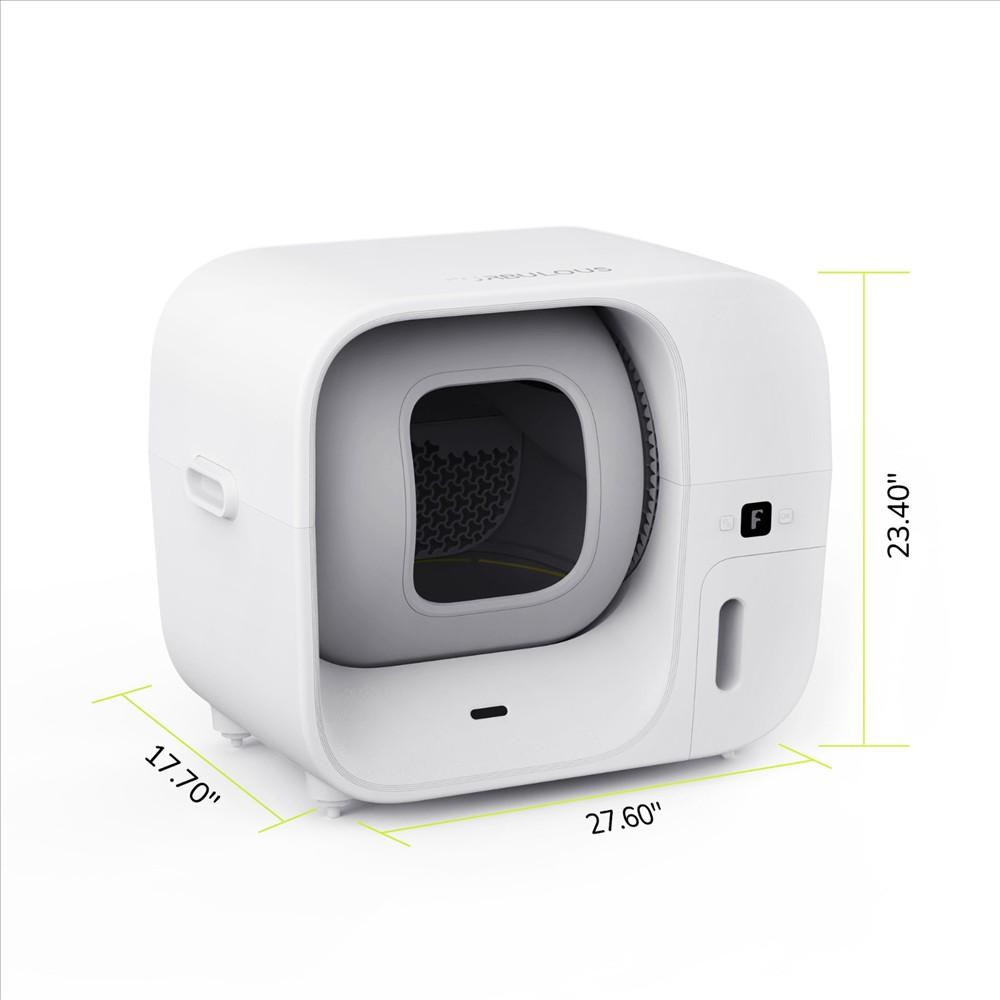 (GIFT)Furbulous Auto-Pack & Seal Cat Litter Box, Self Cleaning & Refilling, Huge Capacity, Smart App, Quiet Operation