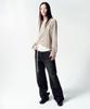 INSILENCE WOMEN Curving Stud Denim Black