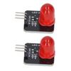 10Pcs LED Module 10mm 3.3V‑5V Decorative Light Board Chip Bulb for Home Decoration