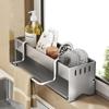 Kitchen Rack Multi-Purpose Storage Rack Rag Drain Rack Household Multi-Functional Scouring Cloth Steel Wire Ball Sponge Storage