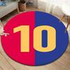 Lionel Messi Round Area Rug,Carpet Rug for Living Room Bedroom Sofa Playroom Decor,Non-slip Floor Mat