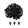 50pcs Pack of Plastic Screws for Car For Bumpers Easy Installation Reliable