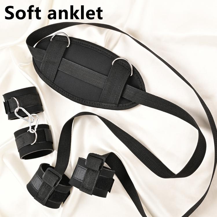 Bdsm Sex Bed Bondage Restraints Kit Straps Set Sex Ties for Ankles Wrists Handcuffs Set for Adults Bedroom