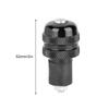 22MM Motorrad Griff Griffe Motorrad Lenker Enden Zubehör(Schwarz)