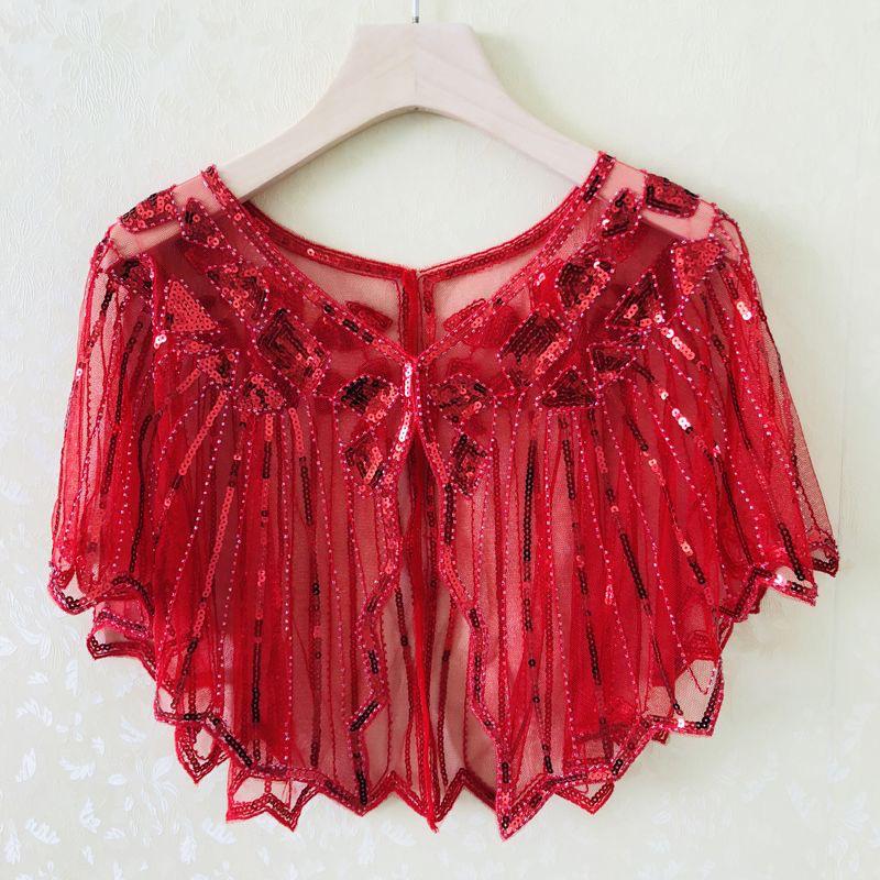 Women's Summer Sequin Shawl Cardigan: Versatile Evening Cape for Sun Protection, Perfect with Skirts.