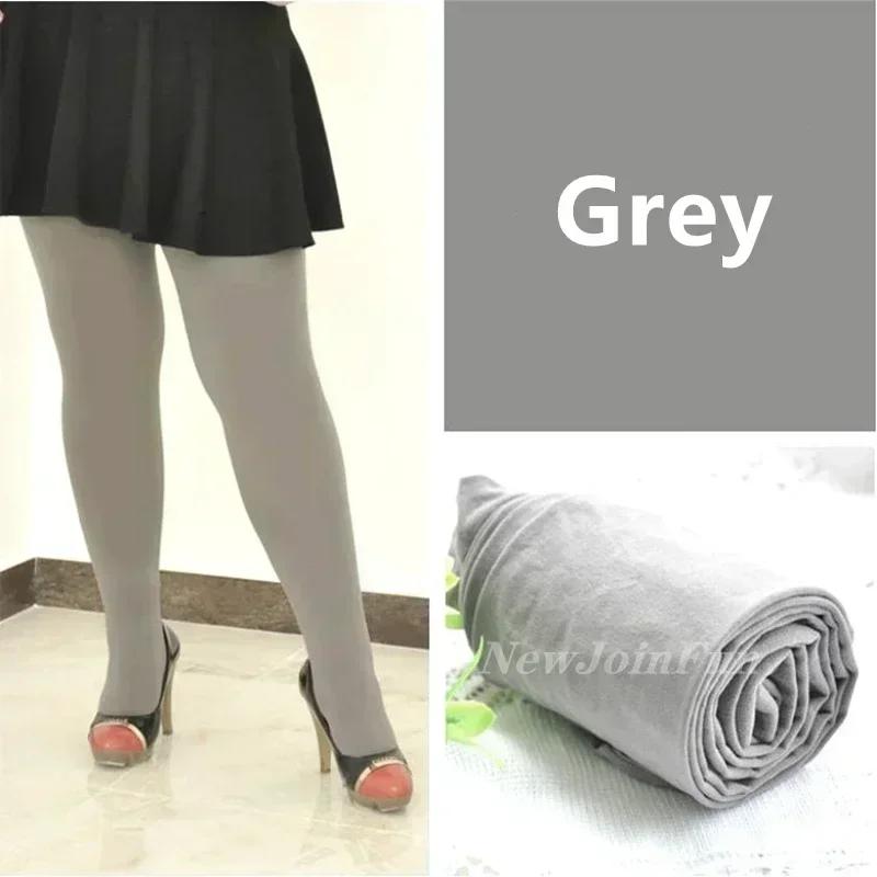 New Elastic Plus Size Oversized Woman 120D Stockings Pantyhose High Waist Thin Large Black 3Xxxl Thin Tights Spring Summer