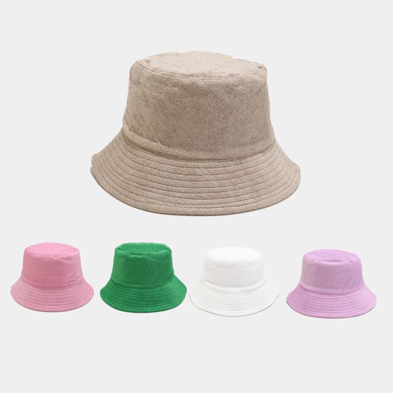 Classic Summer Fisherman Hat With Breathable Towel Cloth For Outdoor Sun Protection And Wind Resistance