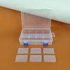 Convenient 8 Unit Organizer Box Makeup Storage Container Upgrades for Effortless Sorting Of Makeup Stationery And Tool