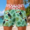 Men's American Flag Quick-Dry Summer & Fall Beach Swim Trunks - Casual Plus Size Shorts