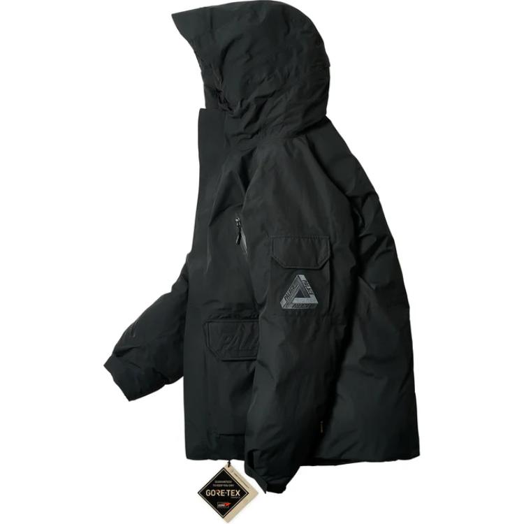 Palace GORE-TEX Cargo Down Parka Black Unisex Outerwear P27JK104