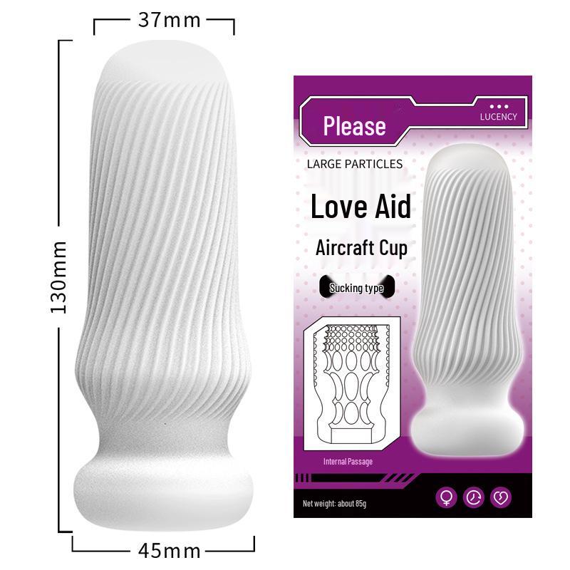 Please Support Airplane Cup - Tight Suction Male Masturbator & Penis Trainer Adult Toy