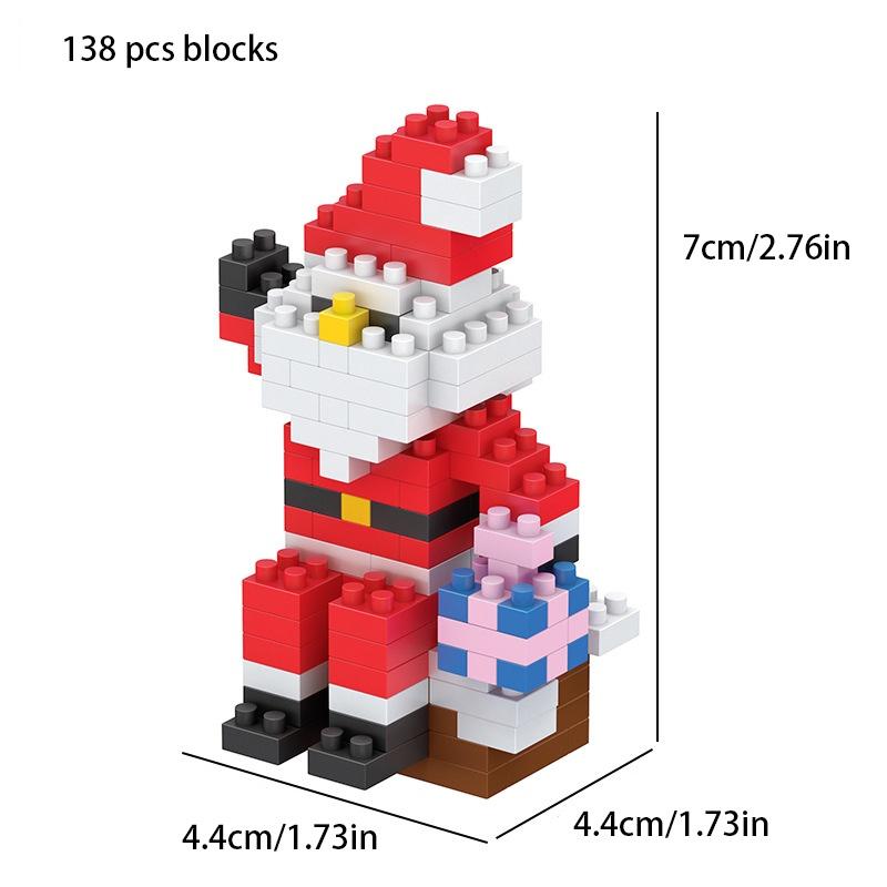 Interactive Christmas Tree Toy Compatible With Lego Plastic Material Non-electric Diy Customizable