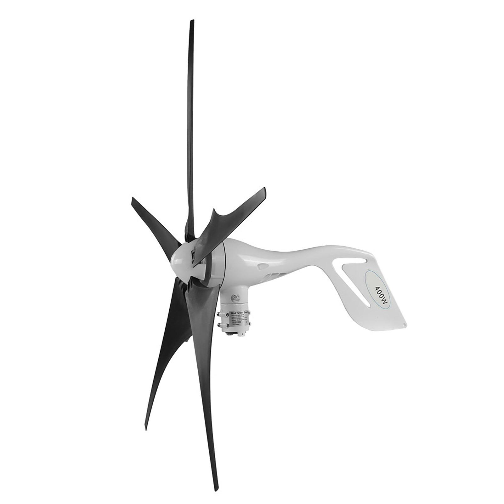 

Wind Turbine Generator Five Wind Blades 400W Wind Controller for Home Camping