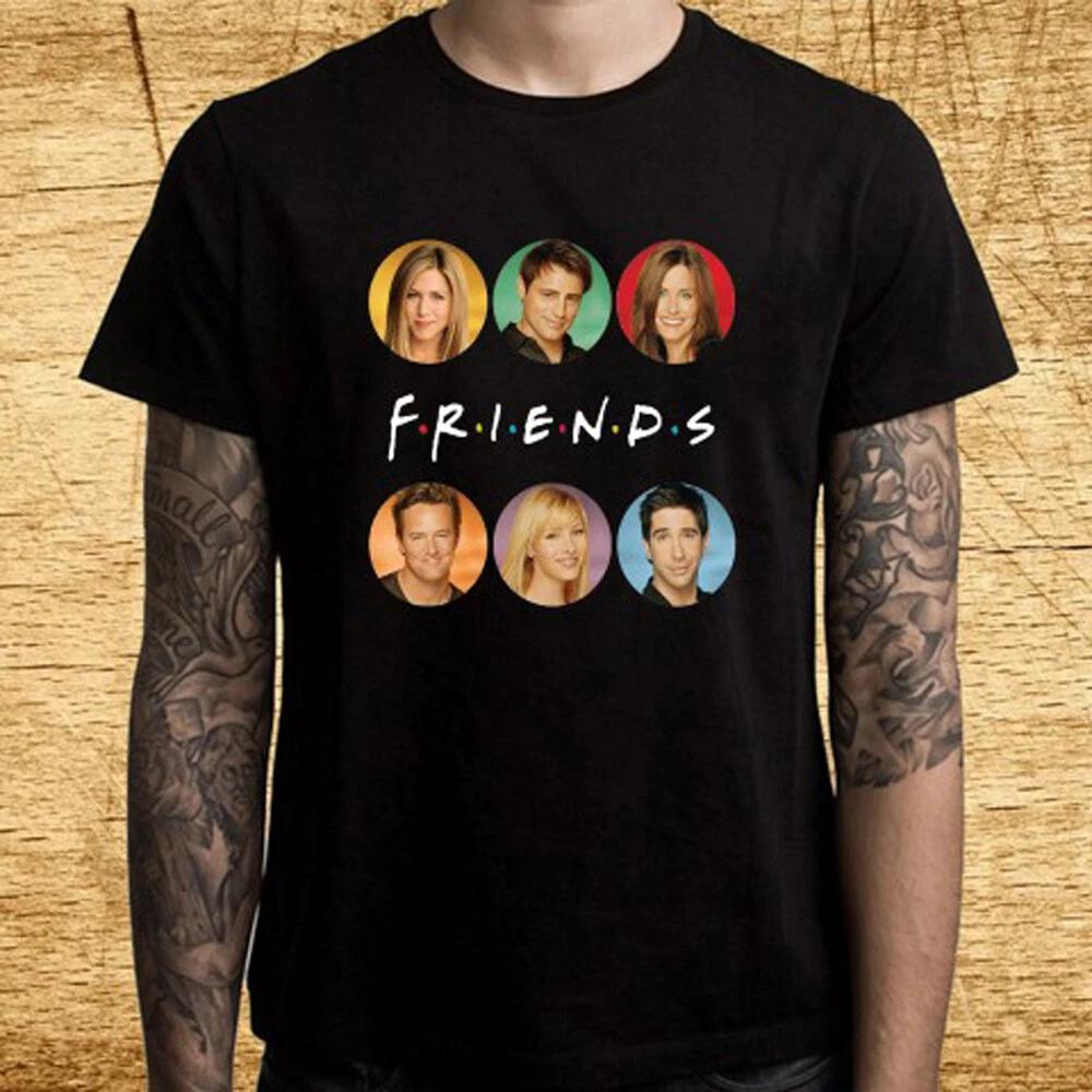 Сериал Друзья Мужской Черный Размер S-5XL XL