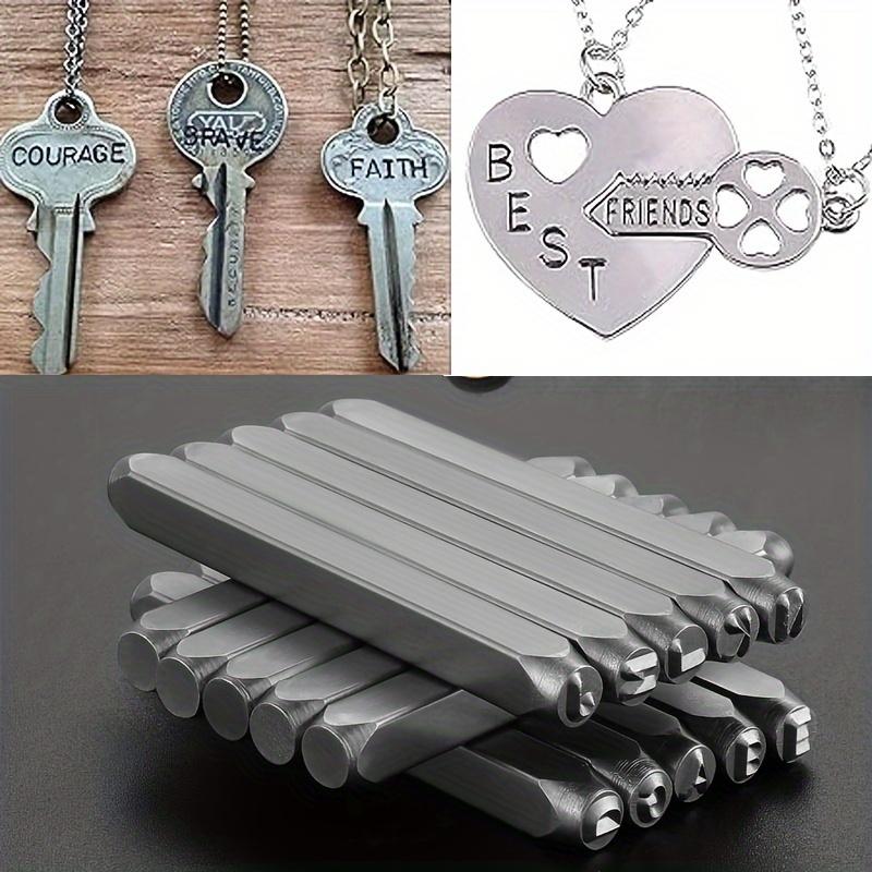 1pc Metal Stamping Tool Set (1/8") 3mm, Steel Number And Letter Punch Set, For Jewelry Making Pendant Stamping Tools