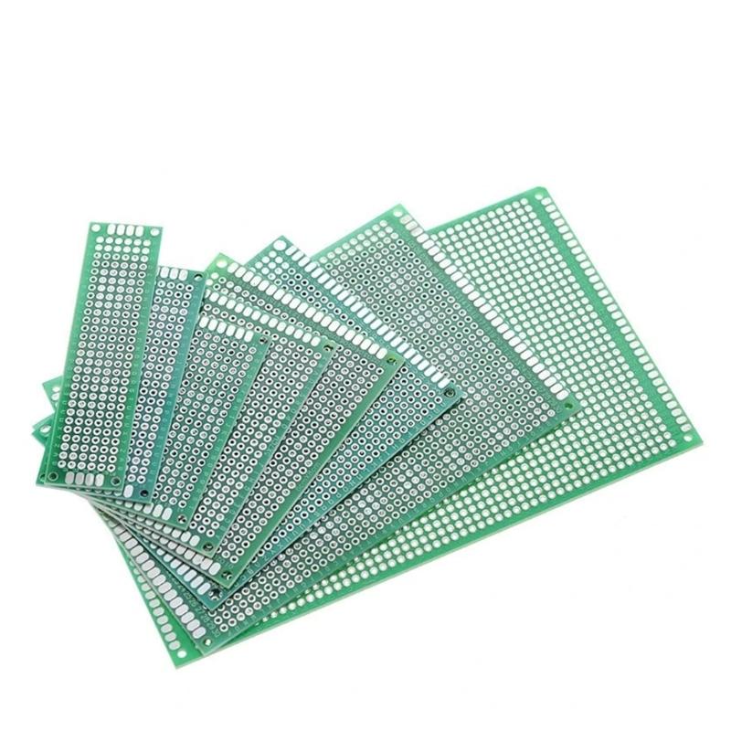 32Pieces Fiberglass Prototyping Board 6 Size Mounting Holes For LED Resistors Sensorings IC Components
