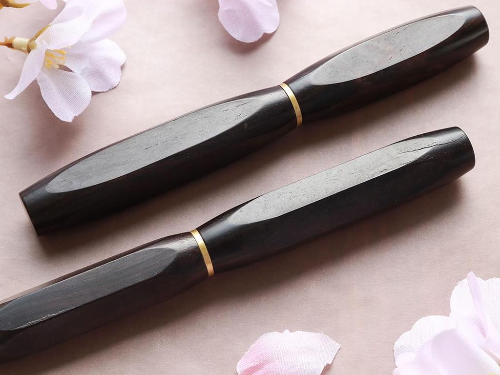 WANCHER World Hexagonal Fountain Pen Medium Tree/Legend/Ebony (M Nib)