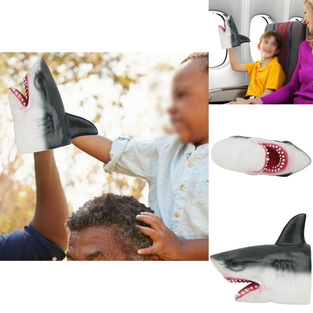 Premium Shark Head Hand Puppet Plush Toy For Kids Safe And Educational Fun