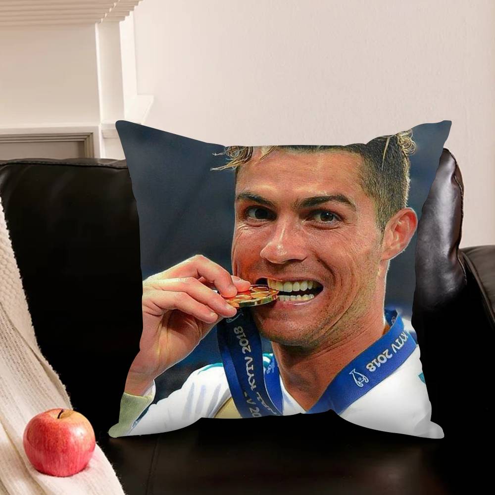 C-Cristiano-O R-Ronaldo-O Kussensloop Voor Sofa Kamer Kantoor Decor Afdruk Beschermer Kussenhoes Valentijnsdag Cadeau Op Maat