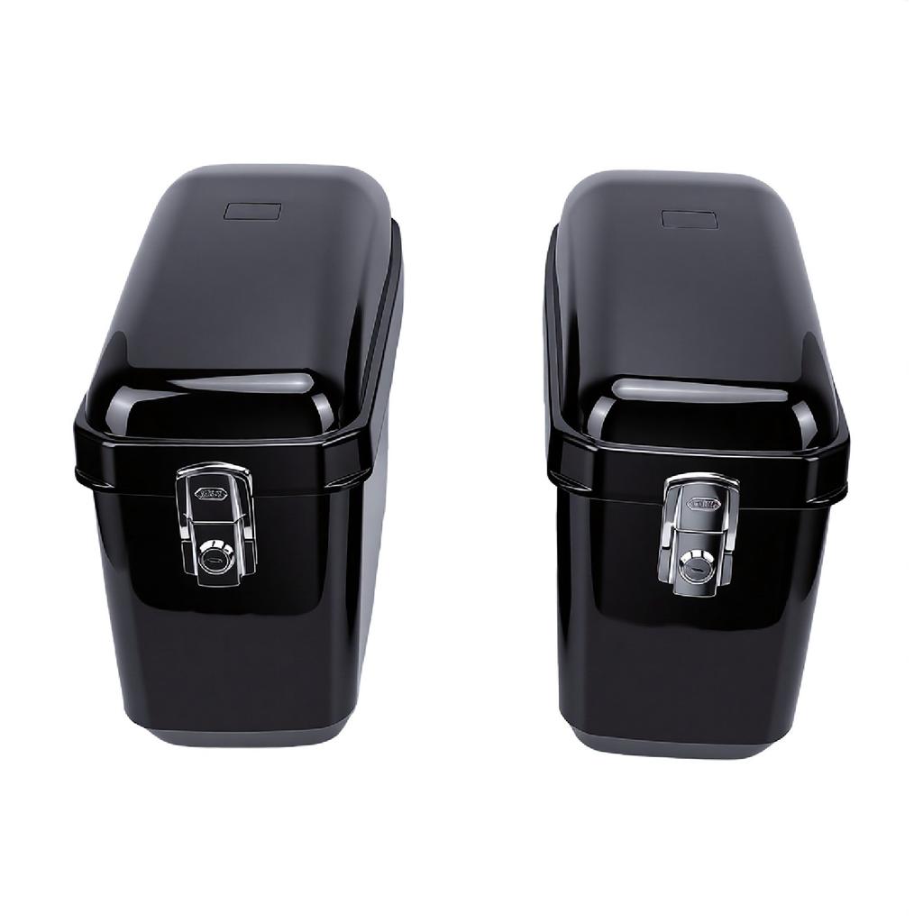 Hard Saddlebag 45L Capacity Waterproofing Detachable Universal Motorcycle Saddle Bags Hard Case