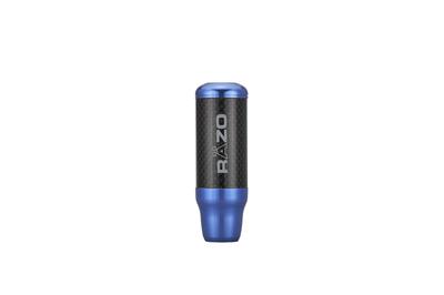 RAZO Custom Carbon Aluminum Shift RA137BL & Knob, Blue,