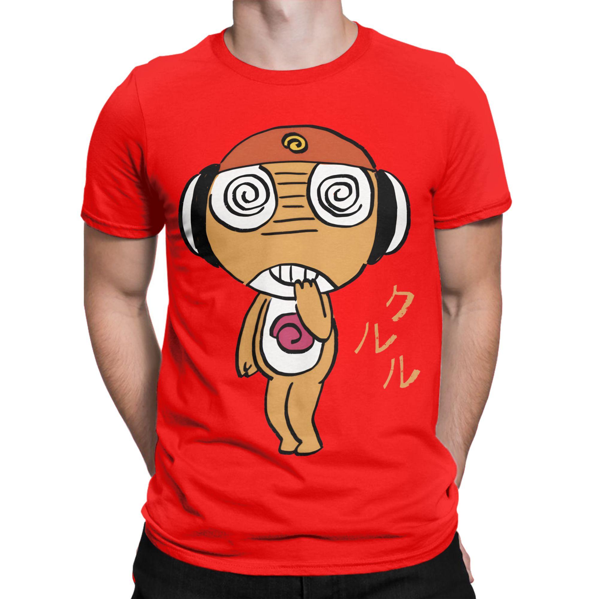 

Cute Kururu Sgt Frog Keroro Men Womens T Shirts Fashion Tees Short Sleeve Crew Neck TShirt 100 Cotton New Arrival Tops S