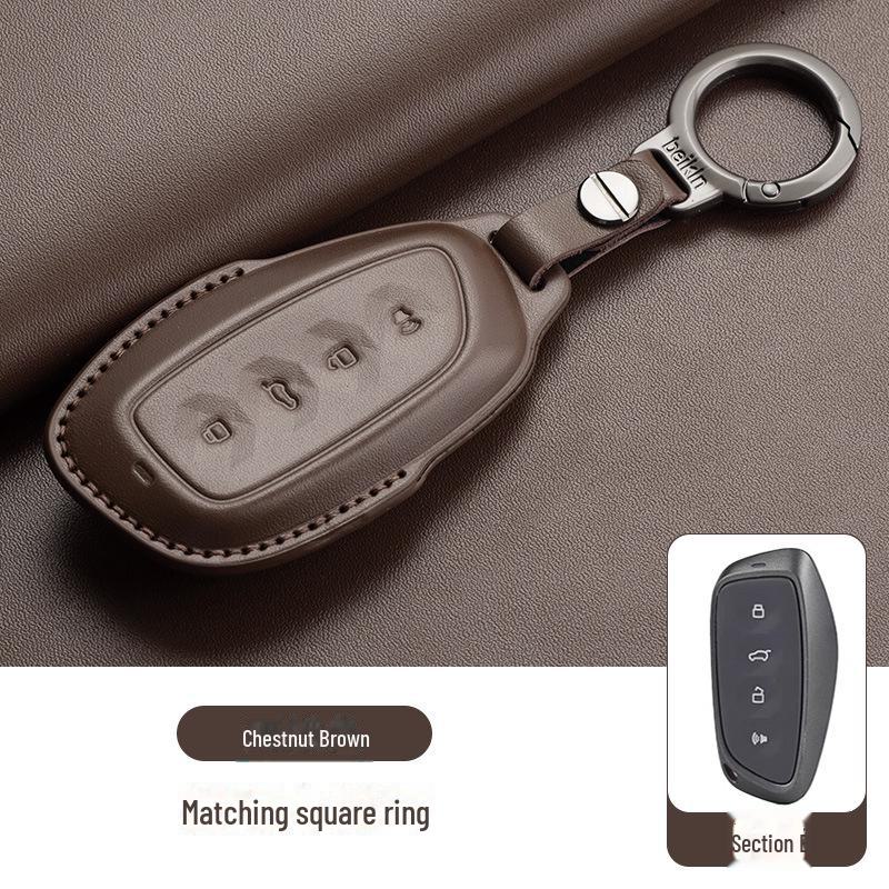 Great Wall Haval H6 Coupe Leather Key Cover for H2S/M6/F5/H4 Big Dog F7X and Haval Car Bag Buckle