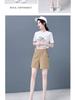 2025 Women's High-Waisted Wide-Leg Capris, Summer Casual Loose Fit Plus Size Shorts for Middle-Aged Moms