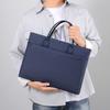 Men'S Handheld Documents Information Bag Computer Bag Business Office Meeting Bag Stylish Simple Briefcase