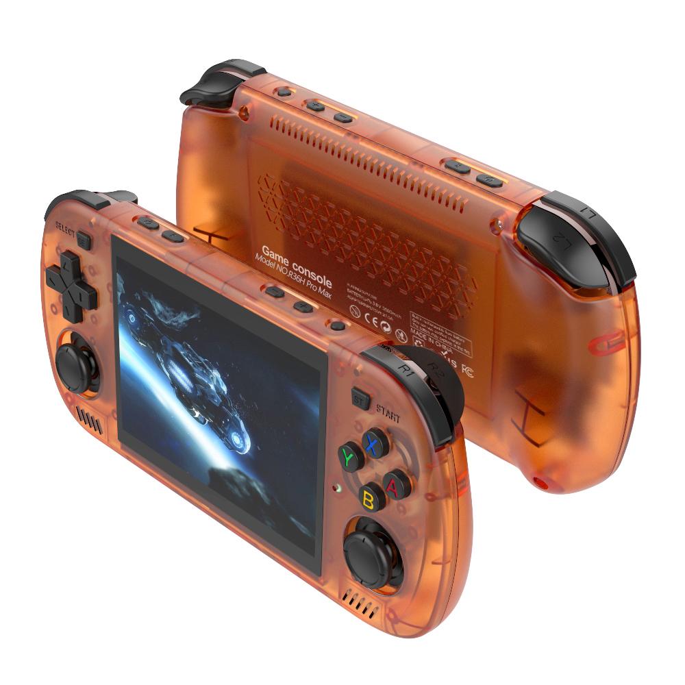 Retro Portable Gaming Console R36H PRO MAX Linux-based portable handheld video player with RK3326 chip Compatible with N64/PS1 g