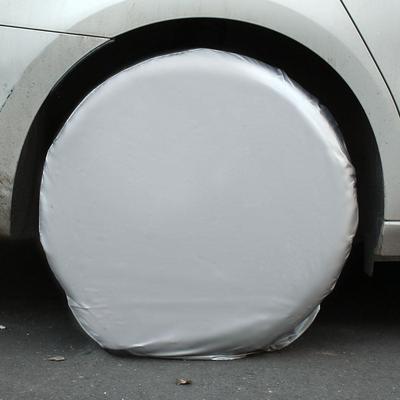 Universal Tarp Cover Tire Sunscreen Wheel Guard for Camping Car Truck SUV Trailer Caravan for Tire Diameter 27 to 29 Inch Cover Tire Wheel