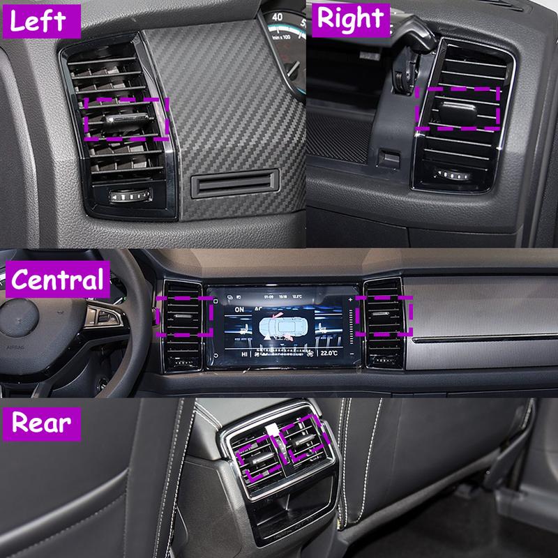 Kodiaq Karoq Grilă Ventilație Aer Condiționat AC Față Spate Tab Glisor Clip Kit Reparare Priză Pentru Skoda 2016-2025 56G819701