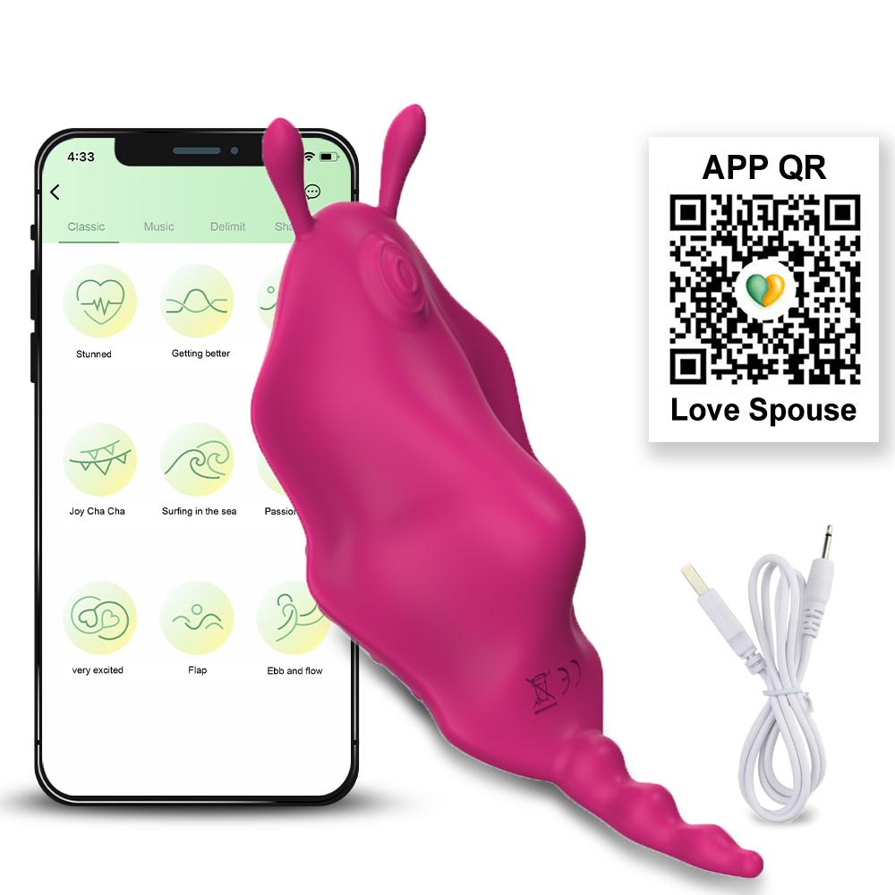 Wibrator do majtek sterowany przez aplikację, noszony, nowości, stymulator łechtaczki i pochwy, mocne wibracje, przyjemność, zabawki erotyczne dla kobiet