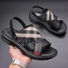 Summer Men's Sandals New Cool Slippers Summer Casual Sports Soft Sole Outside Wear Air Cushion Beach Shoes Men