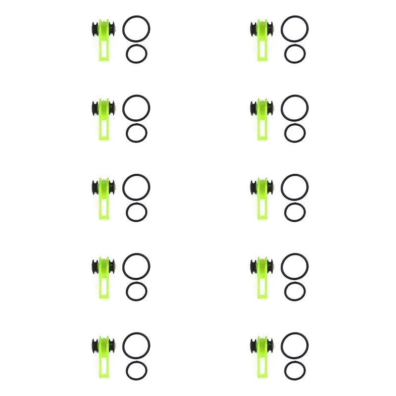 10 teile/los Angelrute Pole Haken Keeper-Sicher Silikon Ring Iso Halten Köder Lockt und Jigs für Sicheres und Einfaches Angeln