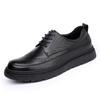 Herrenschuhe Frühling neu Leder Brock geschnitzt Kleid trendy Herren Plateau Business Casual Lederschuhe Herren