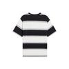 Li Ning SS22 Sports Fashion Series Color Block Striped Loose Round Neck Short Sleeve T-Shirt Men Tops Black AHSS571-1