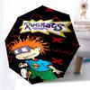 Rugrats Inspired Automatic Opening/Closing Umbrella Portable 3 Fold Design with 8 Bone Steel Frame, Perfect for Fans, Travelers, and Daily U