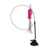 Interactive Cat Toy Funny Simulation Bird Feather with Bell Cat Stick Toy for Kitten Playing Teaser Wand Toy Pet Cats Supplies