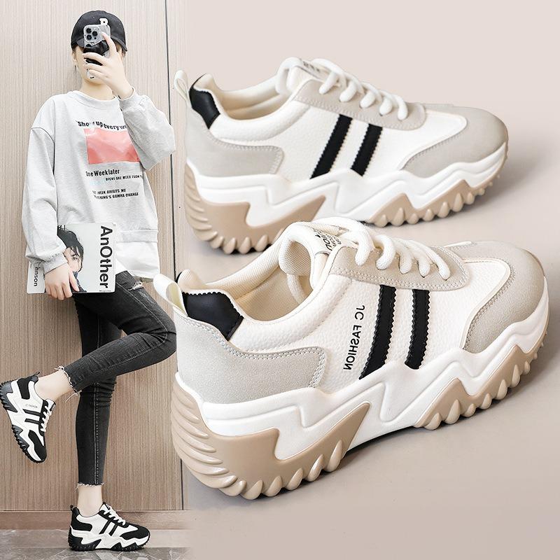 New Autumn Shoes Casual Shoes Sports Shoes Platform Color Matching Breathable Women