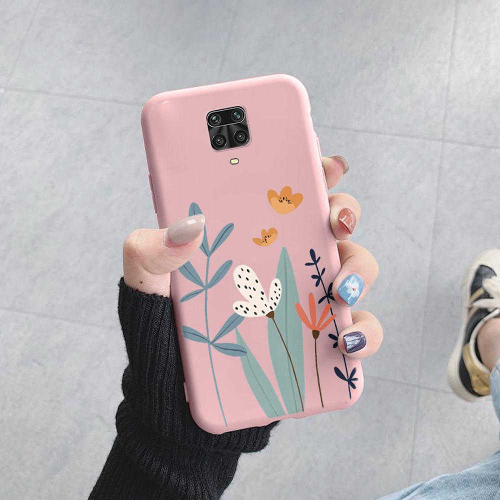 Plant Rose Daisy Love Heart Leopard Pattern Phone Case For Xiaomi Redmi Note 9 8 10 11 7 Pro 8T Soft Shockproof Women TPU Cover
