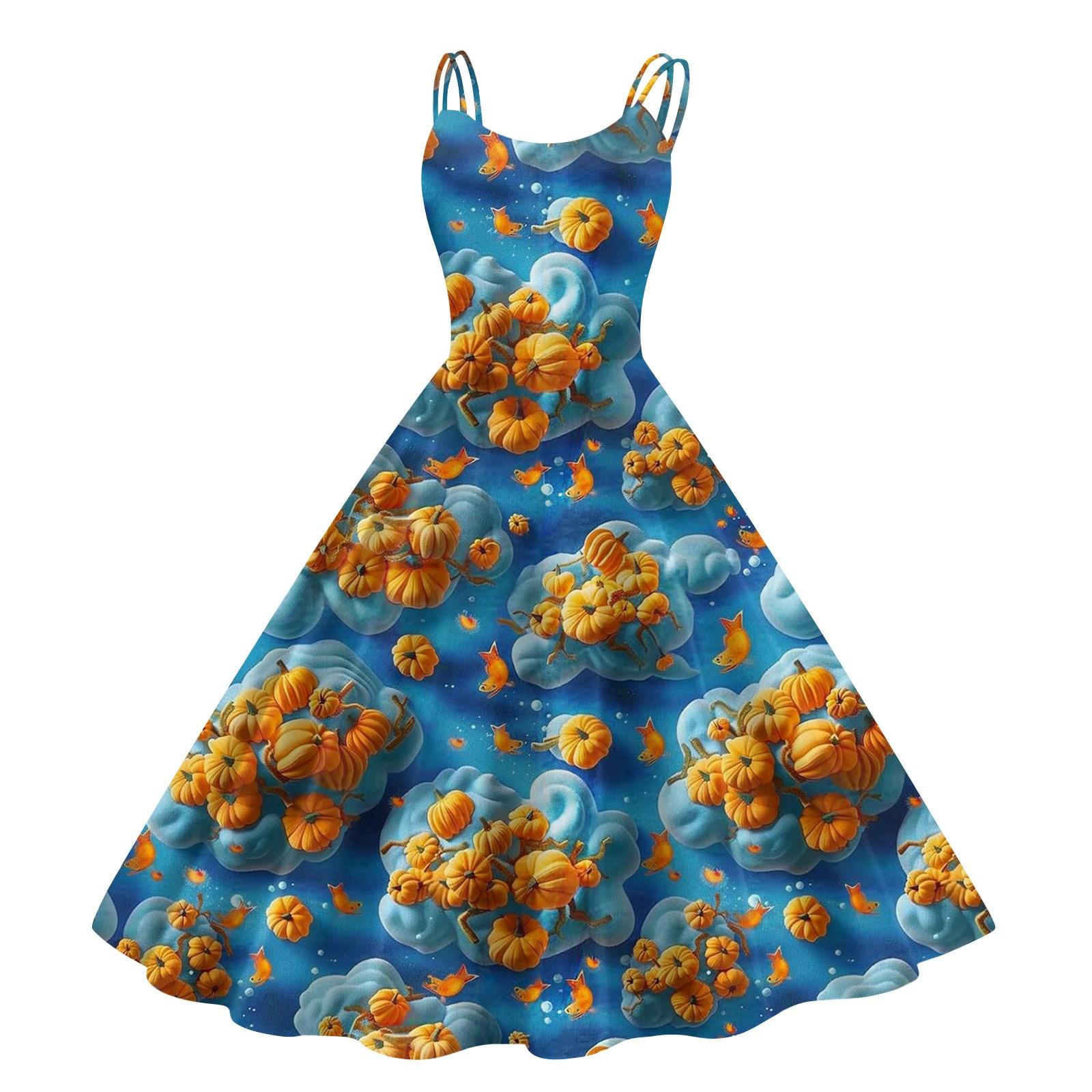 

Женское модное повседневное платье с принтом на Хэллоуин, сексуальное с открытыми плечами, в стиле панк, ретро XXL