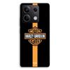 Phone Case - MANIACASE - Xiaomi Redmi Note 13 5G - Silicone TPU - Harley Davidson Pattern - Black