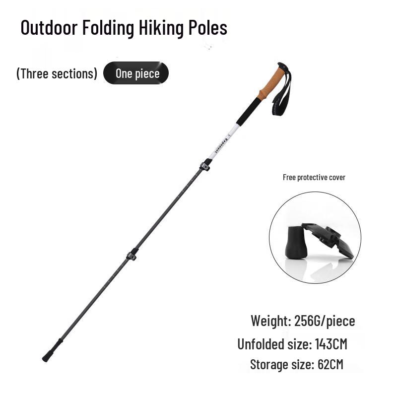 TANERDD Ultralight Aluminum Folding Trekking Pole