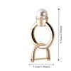Zinc Zinc Zinc Alloy Metal Key Clip Anti-loss Fashion Ring Key Chain Pearl Ring Car Key Ring  Small Gifts