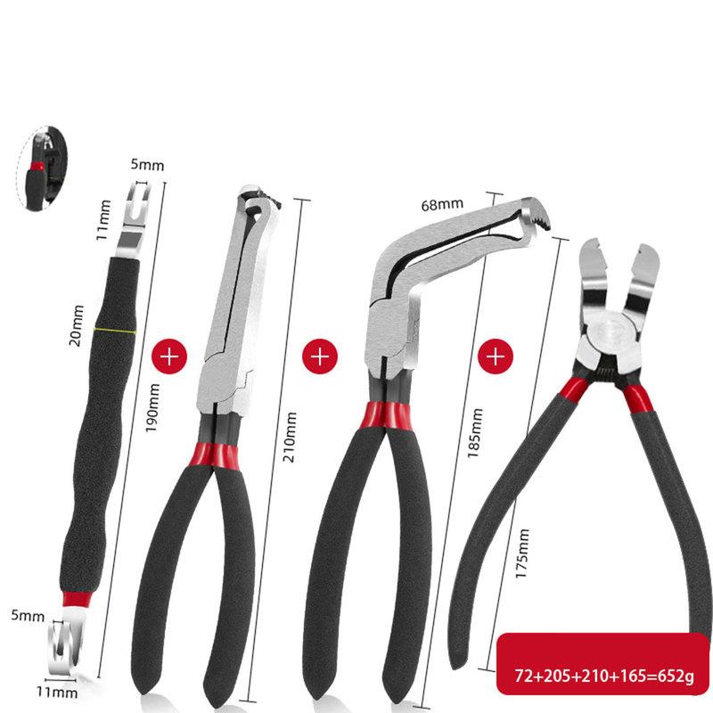 4PCS Car Electrical Disconnect Pliers 60 Degree Electrical Connector Separator Wiring  Repair Tools