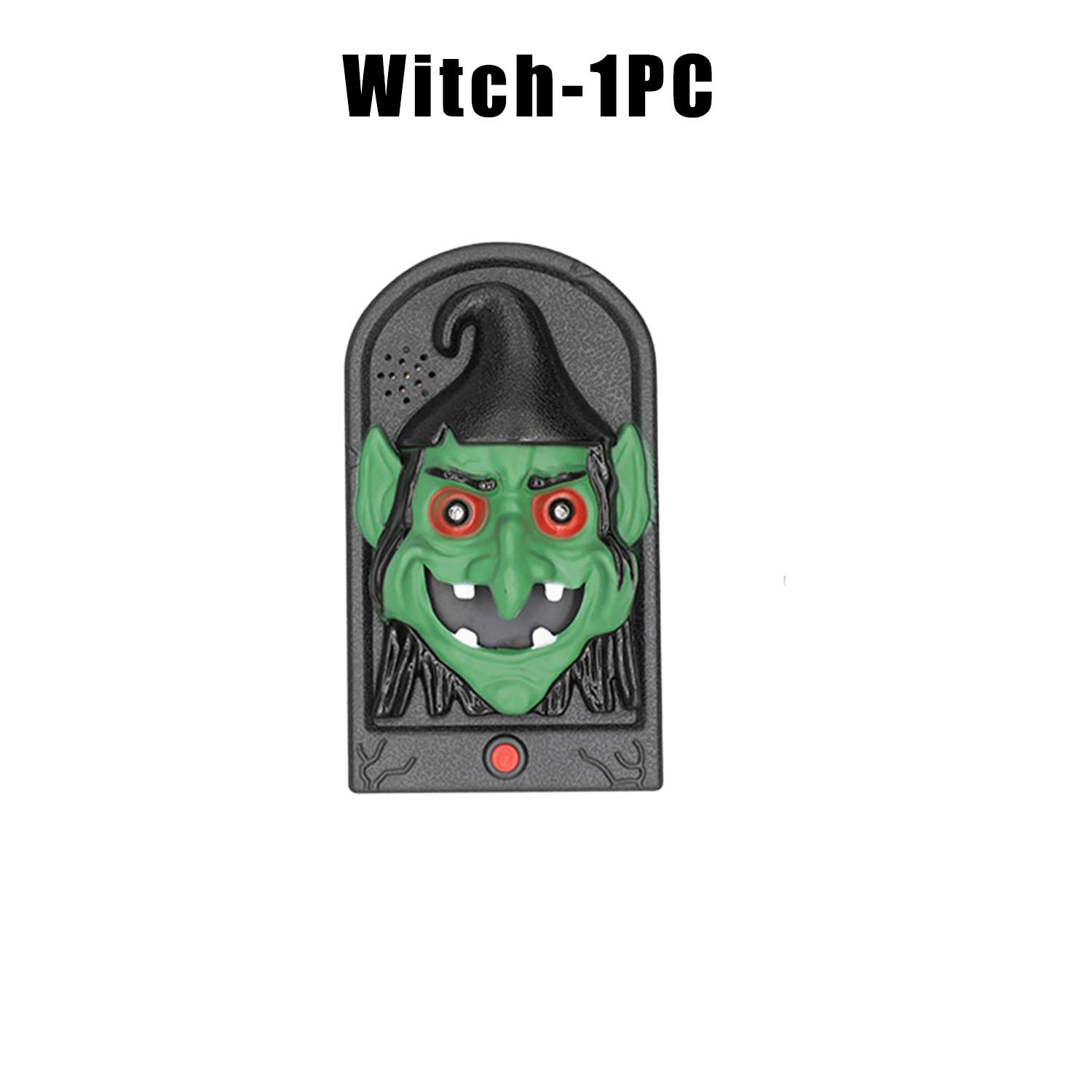 

Halloween Doorbell Jump Scare Motion Activated Screaming Prank Prop Wireless Sound Effects Haunted House Terror Tech